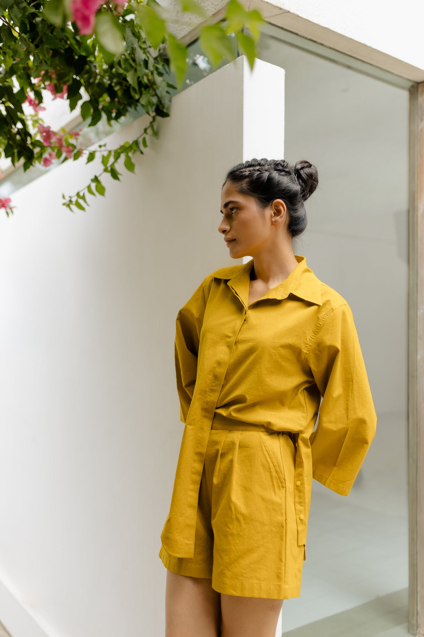 Mustard Yellow Shorts