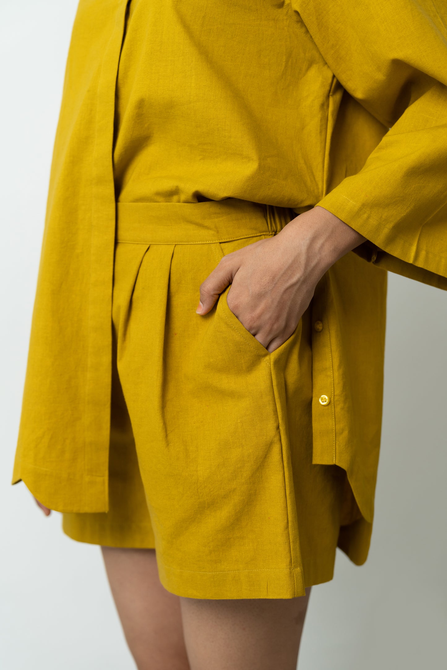 Mustard Yellow Shorts