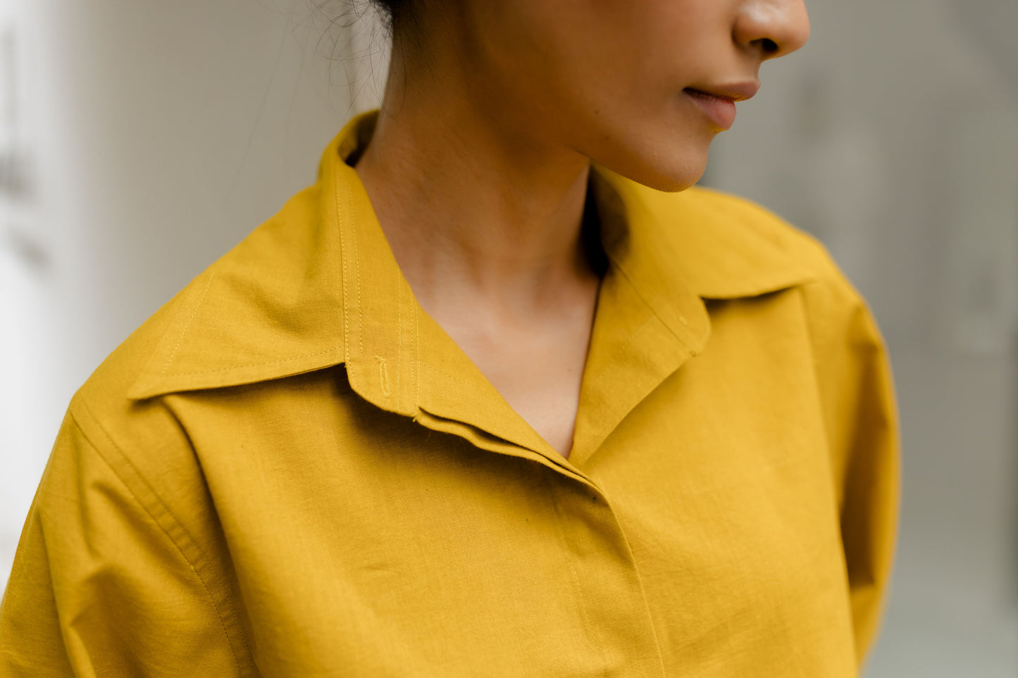 Mustard Yellow Not-so-regular Shirt