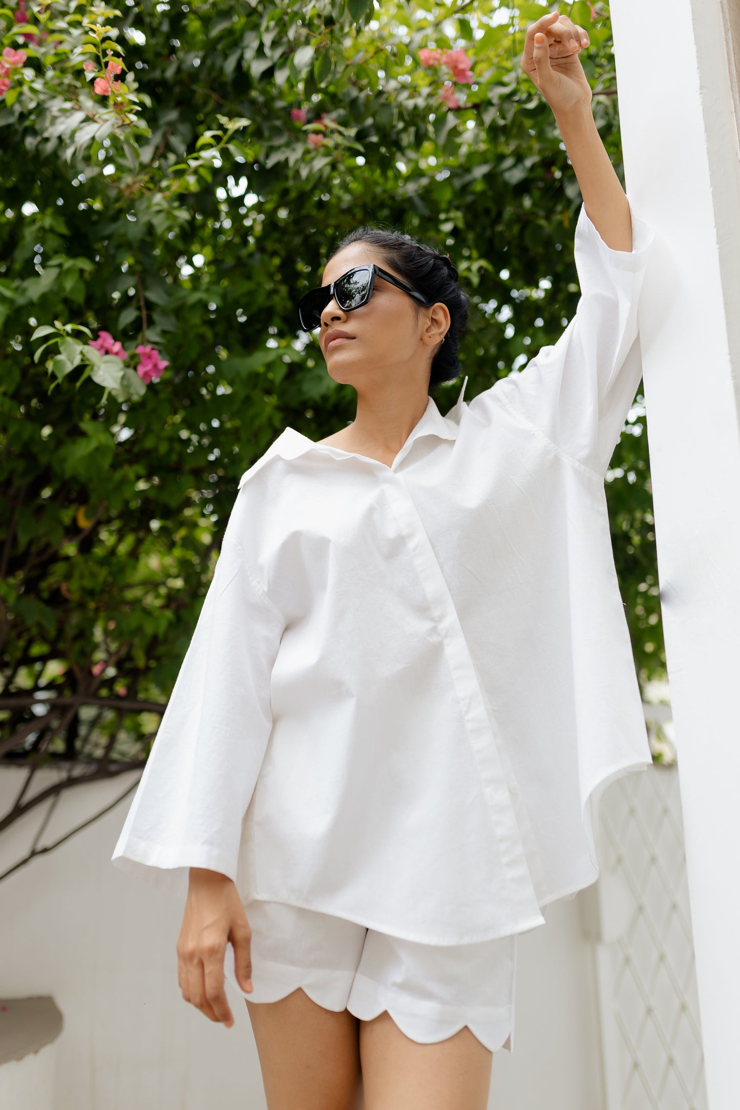 White Not-so-regular Co-ord