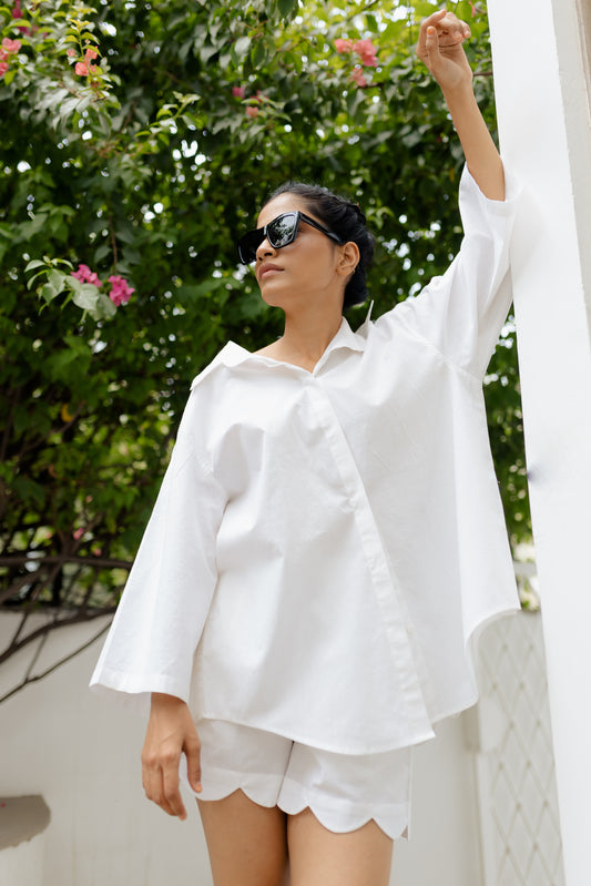 White Not-so-regular Co-ord