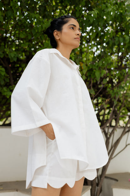 White Not-so-regular Co-ord