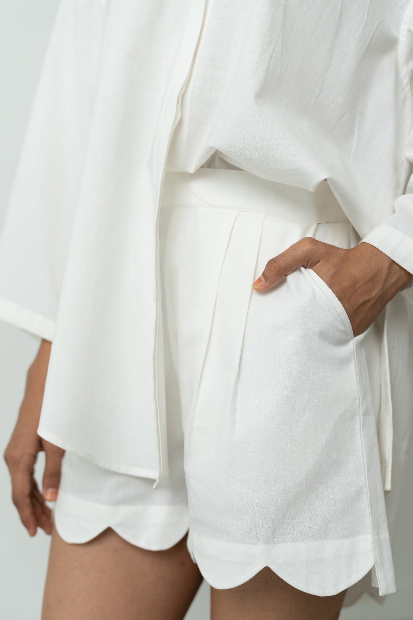 White Not-so-regular Co-ord