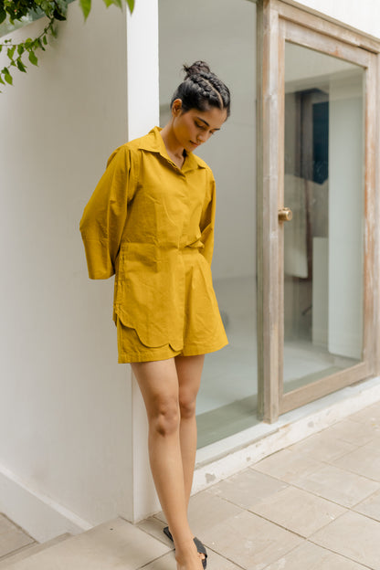 Mustard Yellow Basic Co-ord