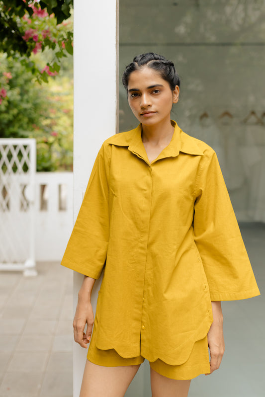Mustard Yellow Not-so-regular Shirt